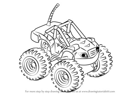 468x331 Blaze And The Monster Machines Coloring Pages