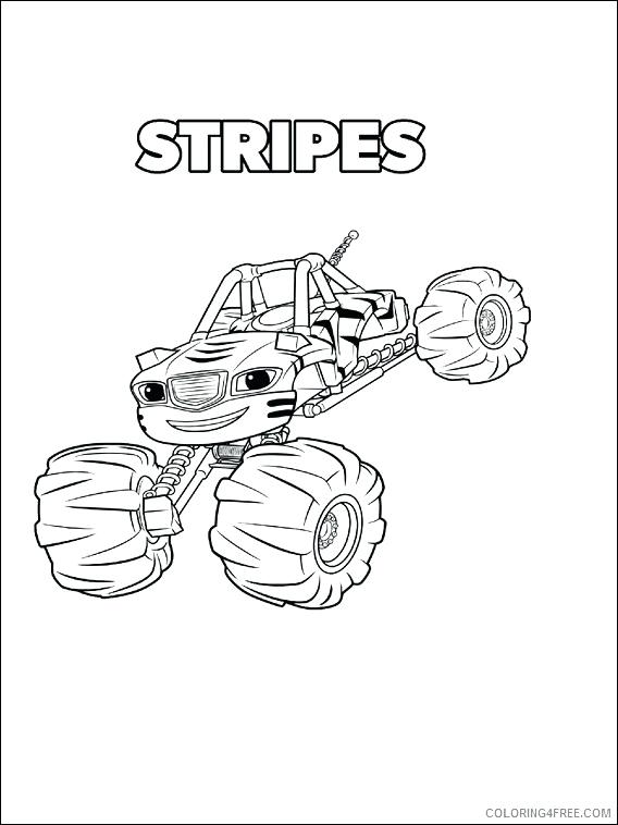 568x758 Blaze And The Monster Machine Coloring Pages Stock Printable Free