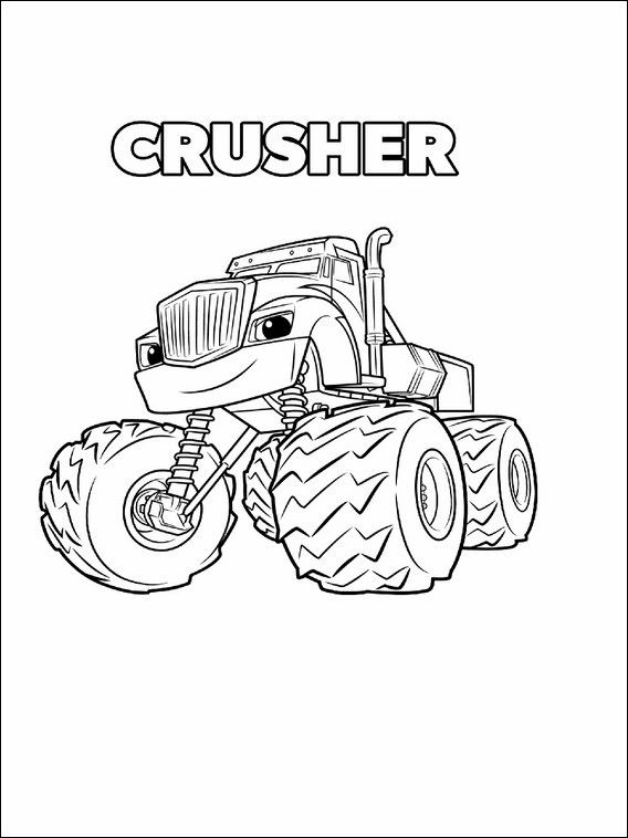 568x758 Blaze And The Monster Machines Coloring Pages 3 Coloring Pages