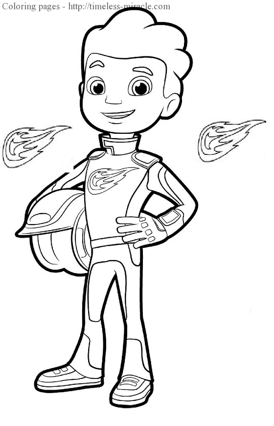 560x869 Blaze Coloring Pages Free