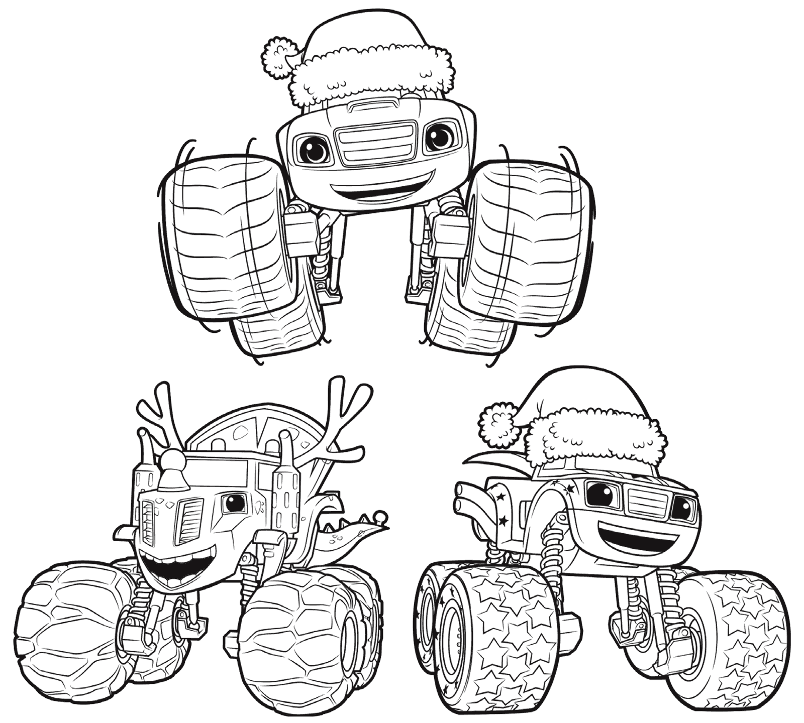 1600x1440 Blaze And The Monster Machines Coloring Pages