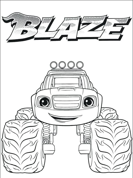 567x759 Blaze And The Monster Machine Coloring Pages Machines Printable