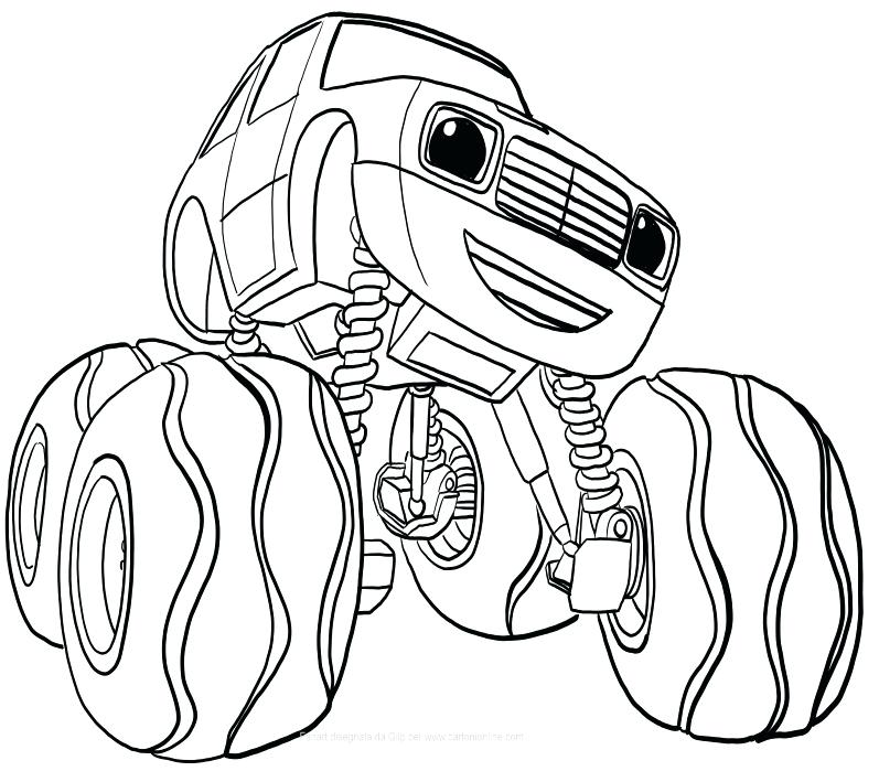 797x709 Blaze And The Monster Machine Coloring Pages Blaze And The Monster