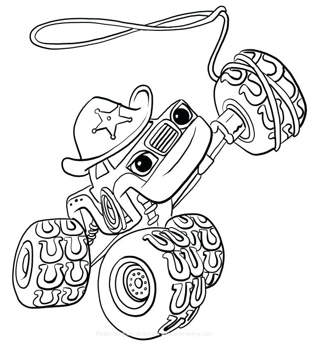 627x709 Blaze And The Monster Machines Coloring Pages