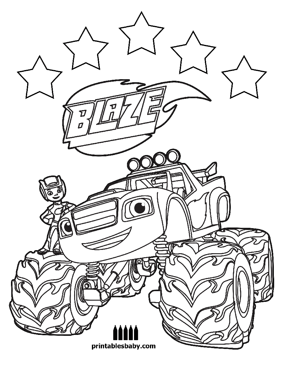 927x1200 Blaze And The Monster Machines Printables Baby