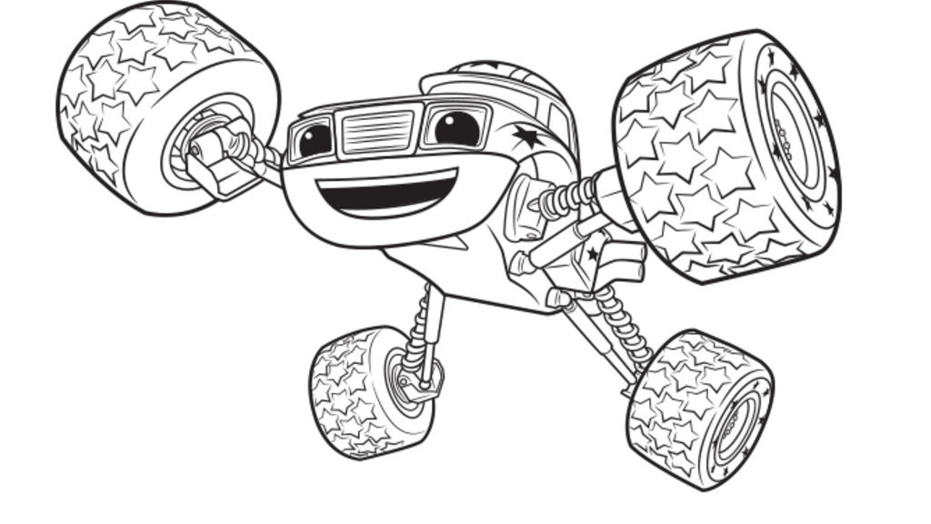 Blaze Monster Truck Coloring Pages
