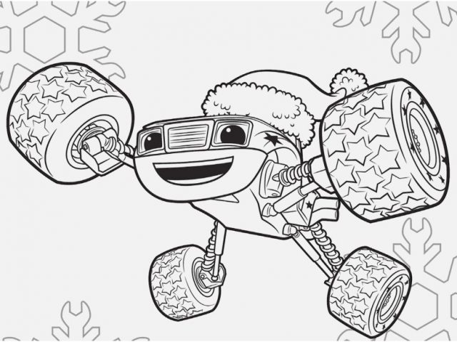 640x480 Blaze Coloring Pages Photo Happy Monster Truck Coloring Page Blaze
