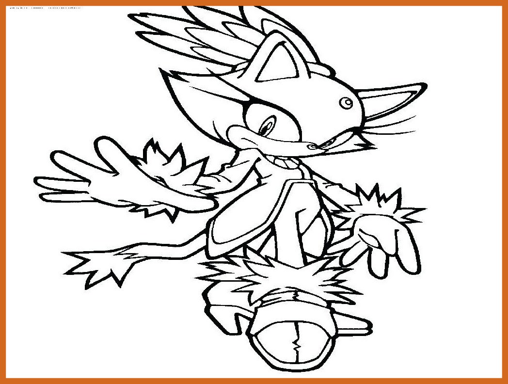 1048x792 Appealing Sonic Shadow Coloring Blaze The Cat Page Best Site Tails