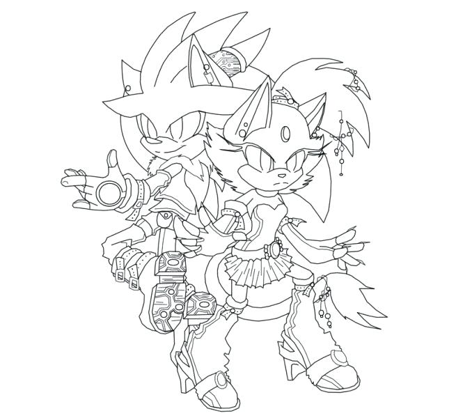 678x600 Sonic Blaze Coloring Pages Devon Creamteas