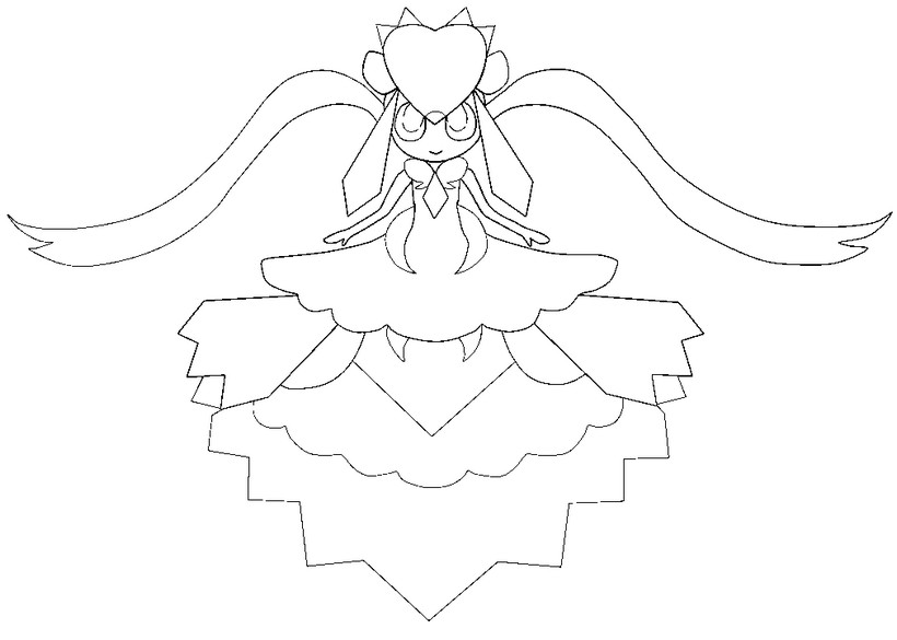 820x585 Mega Diancie Coloring Pages Mega Blaziken Pokemon Coloring Page