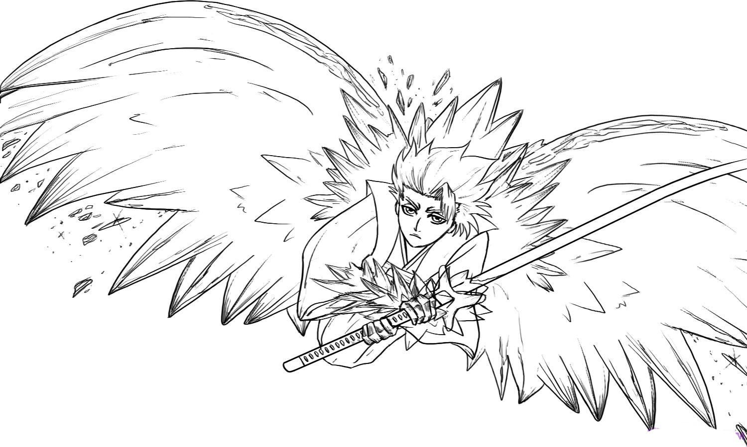 1500x899 Bleach Children Coloring Pages 8