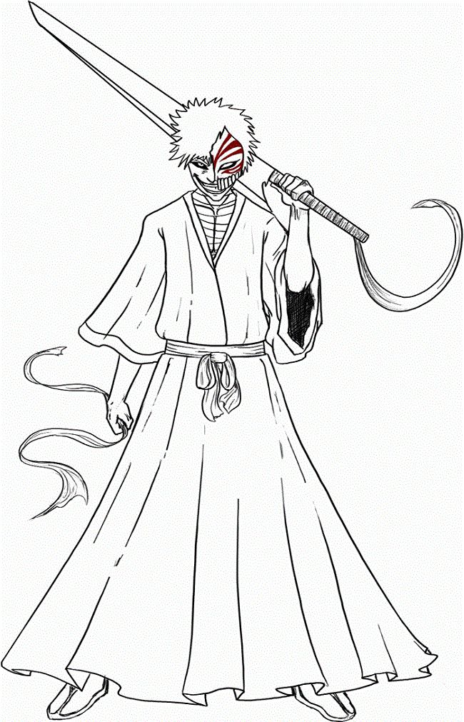 650x1011 30 Best Bleach Coloring Pages Images On Bleach