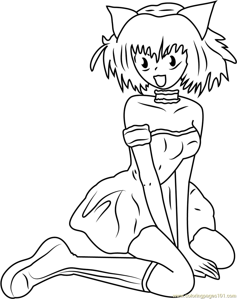 800x1009 Ichigo Coloring Pages Accidental Anime Printable Cartoons Sheets