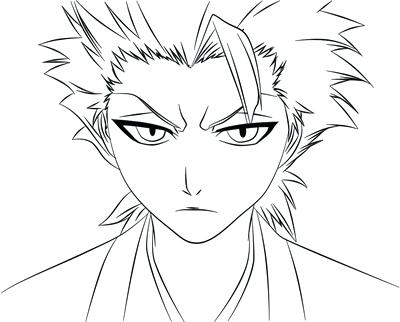 400x322 Ichigo Coloring Pages Bleach Anime Manga Hollow