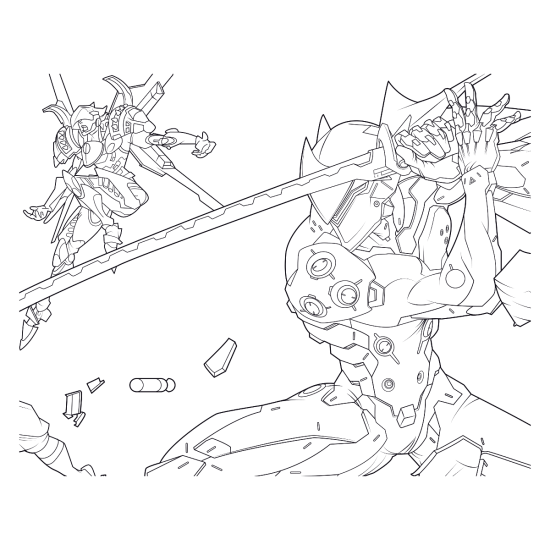 550x550 Overwatch Coloring Book Blizzard Gear Store