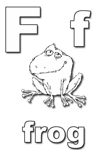360x504 Letter F Coloring Pages