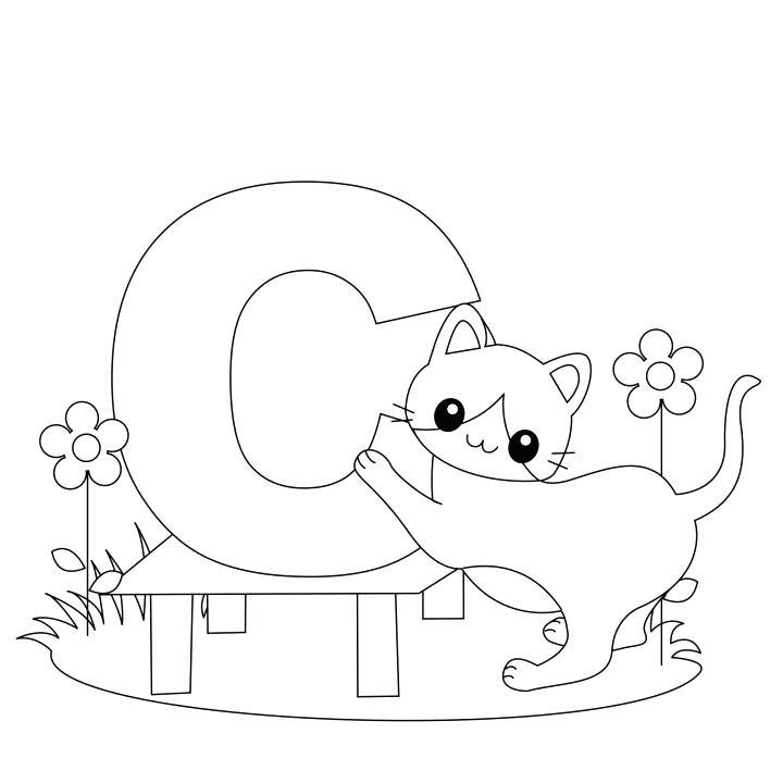 720x720 Alphabet Blocks Coloring Pages Colori Pages Approved Alphabet