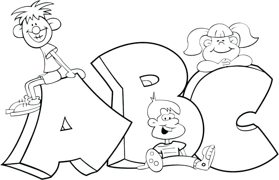 897x580 Alphabet Blocks Coloring Pages Stacked Blocks Coloring Page