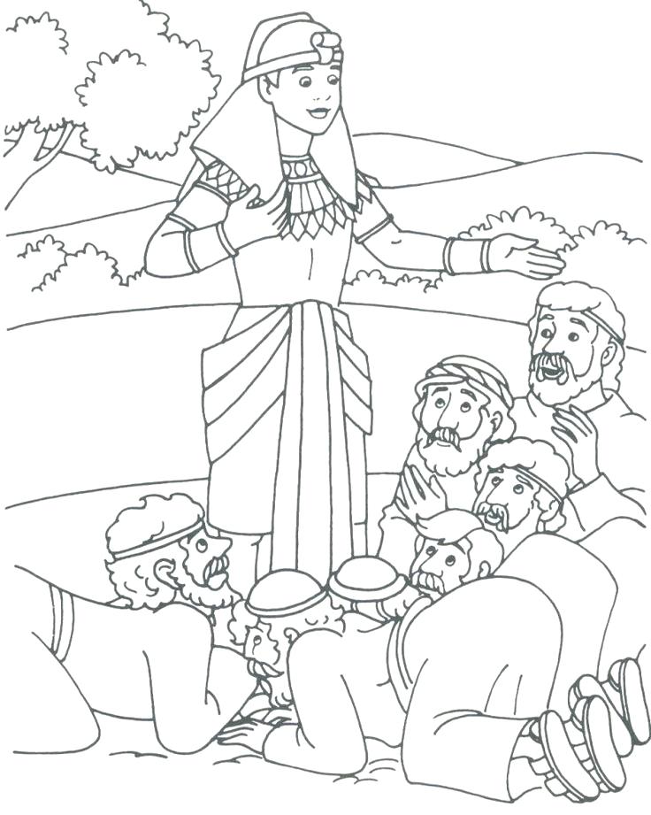 736x921 Josephs Coat Coloring Page Click To See Printable Version