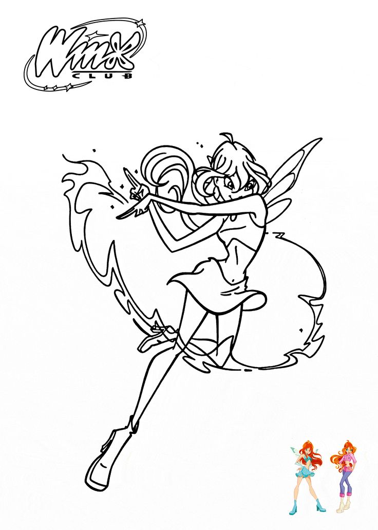 Bloom Coloring Pages
