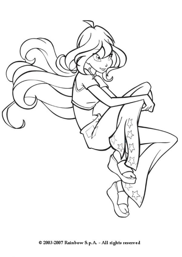 601x850 Fairy Winx Bloom Coloring Pages