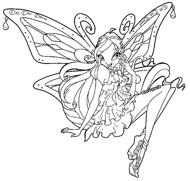629x600 Winx Club Bloom Coloring Pages Club Bloom Coloring Pages Winx Club