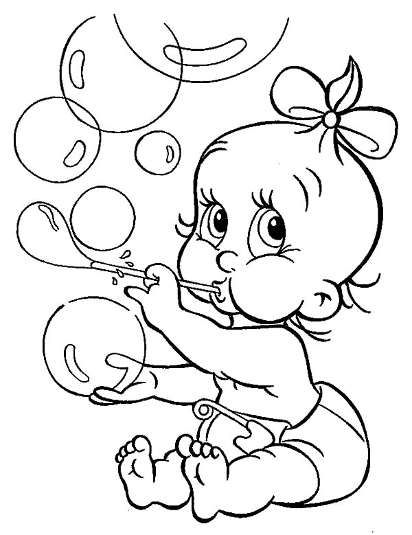 600x779 Bubbles Coloring Pages Babies Make Bubbles Coloring Pages Bulk