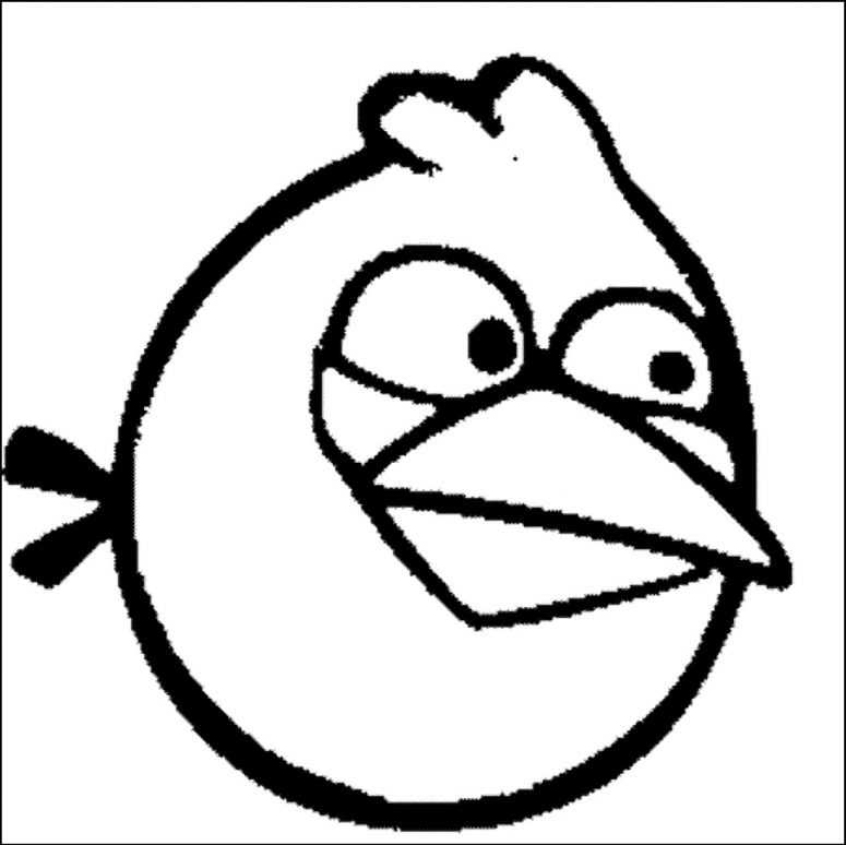 775x774 Angry Birds Blue Bird Coloring Pages Coloring Page For Creativity