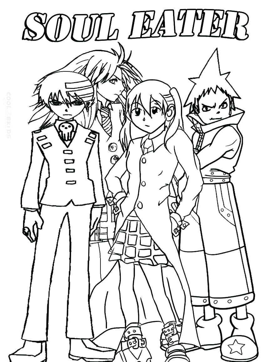 850x1156 Magnificent Soul Eater Coloring Pages Crona Illustration
