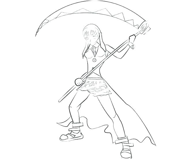 663x553 Soul Eater Coloring Pages Soul Eater Coloring Page Pages Images