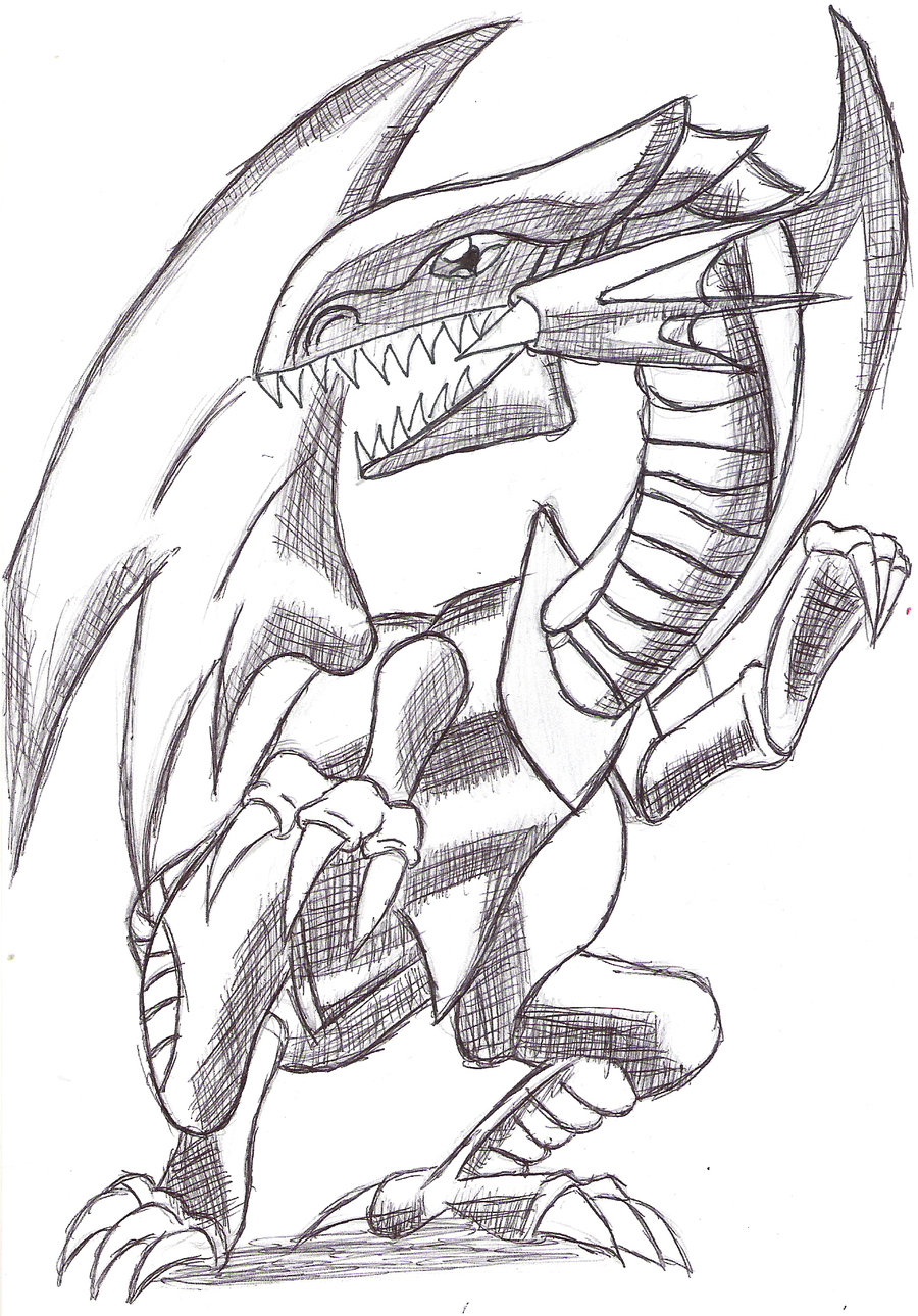 900x1290 Blue Eyes White Dragon By 0theslayer