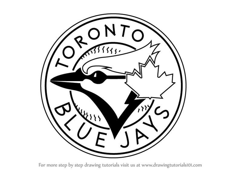 800x568 Toronto Blue Jays Logo Coloring Pages