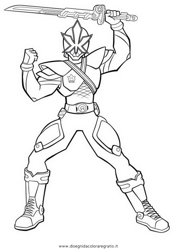 606x860 Blue Power Ranger Coloring Page
