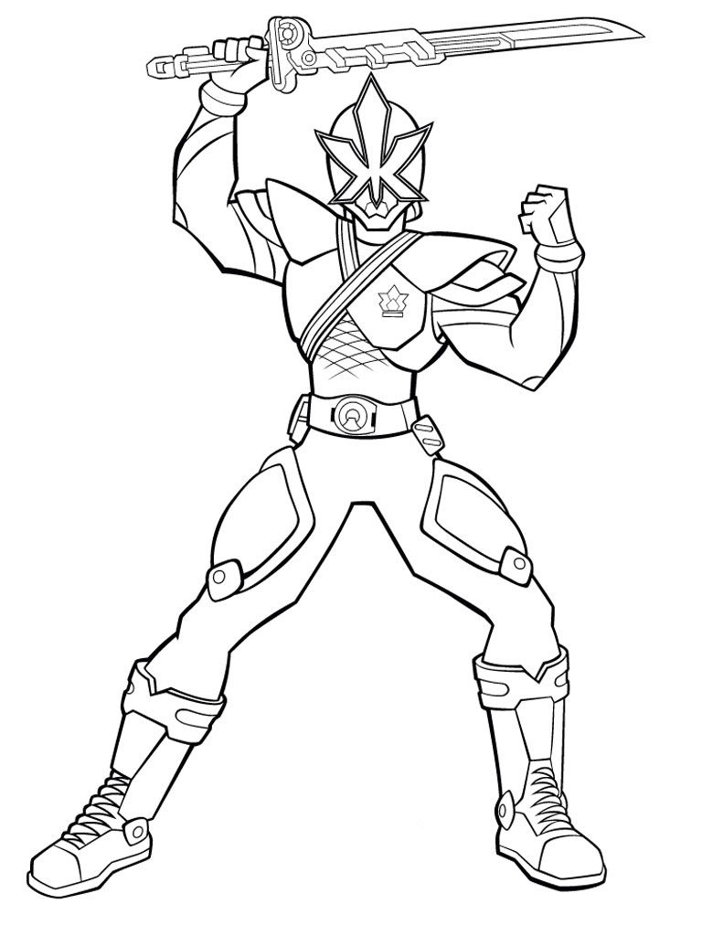 768x1024 Blue Power Ranger Coloring Pages 1976055