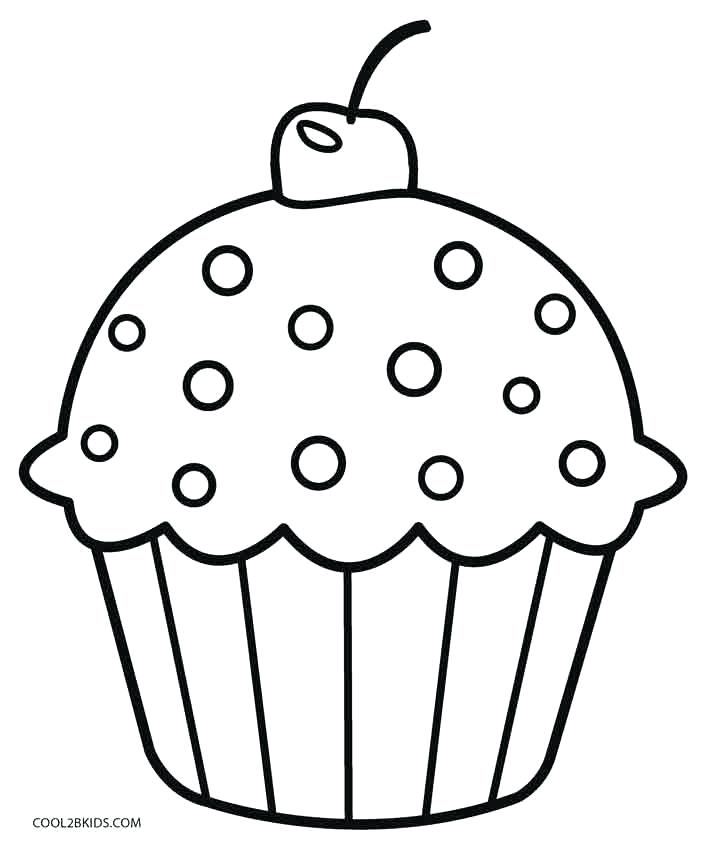 709x850 Inspirational Cupcake Coloring Coloring Free Cupcakes Coloring