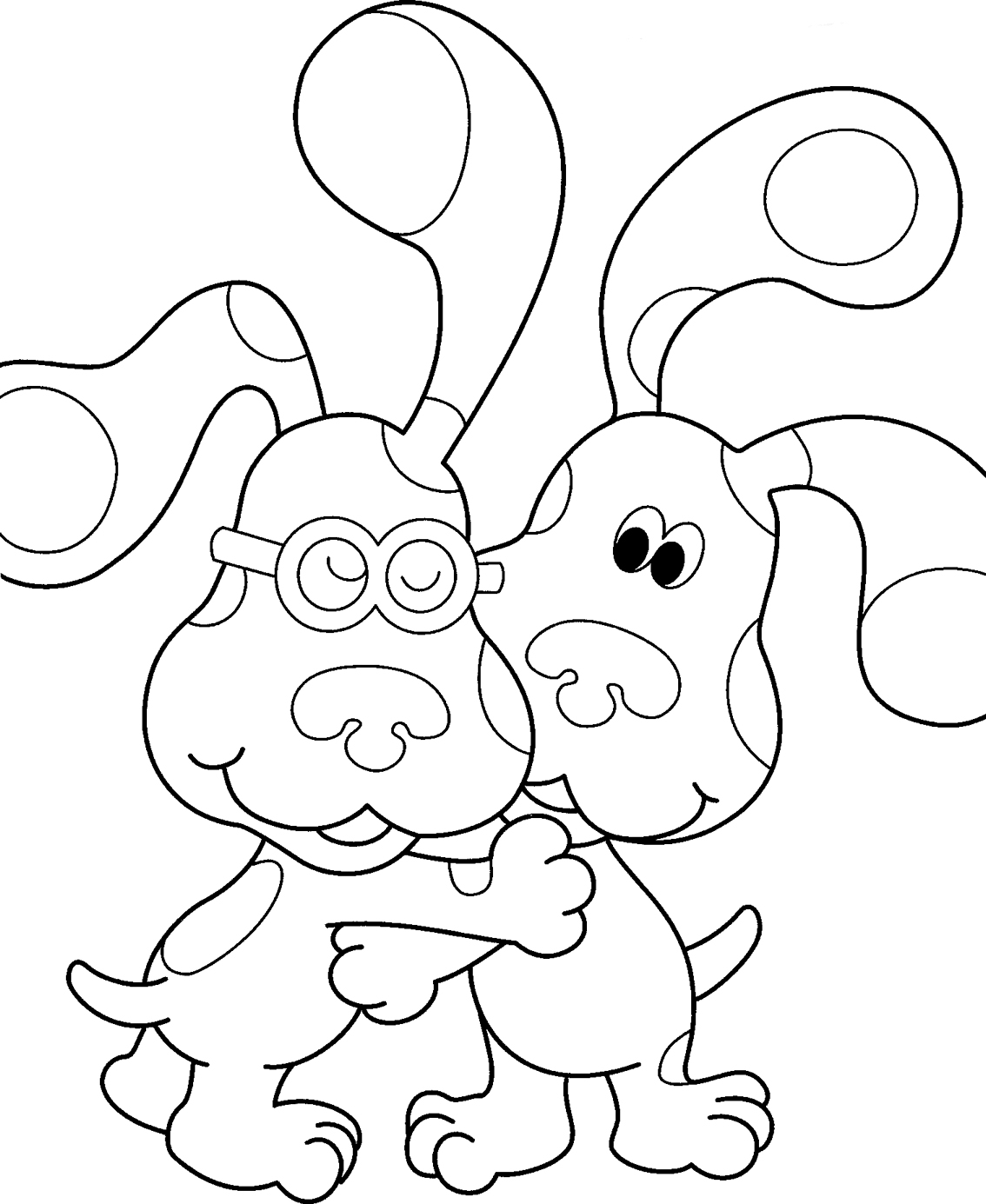 1134x1385 Blue's Clues Coloring Pages To Print