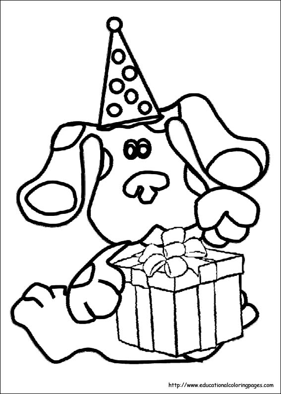 567x794 Blue's Clues Coloring Sheets