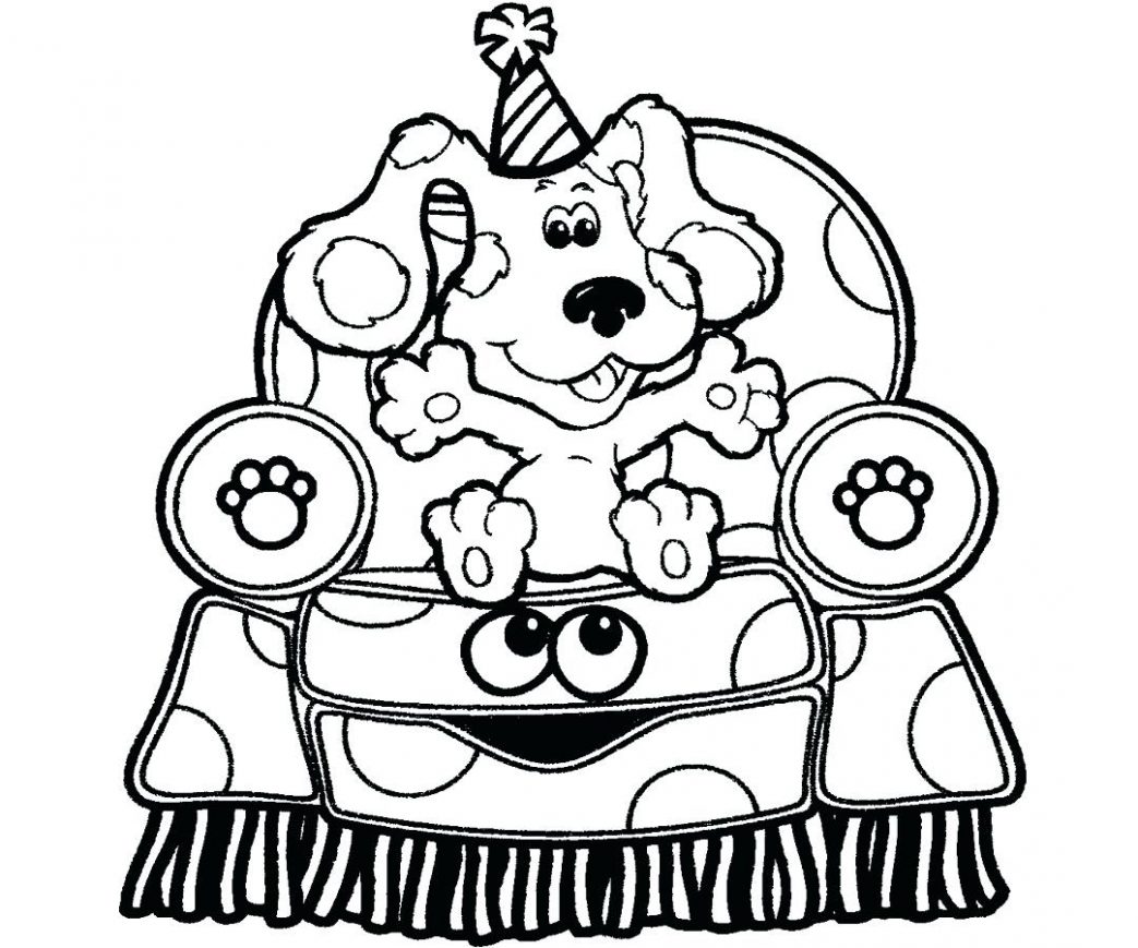 1043x869 Blues Clues Coloring Pages
