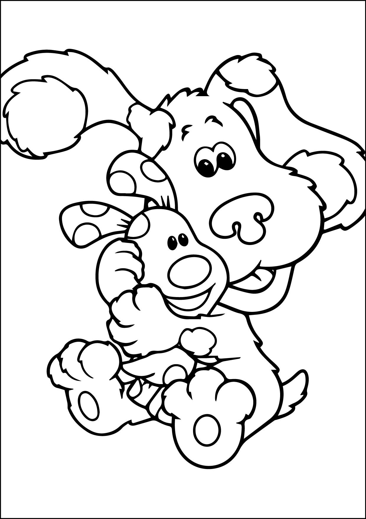 1240x1754 Complete Blues Clues Coloring Book Nice Pages Check More At Http