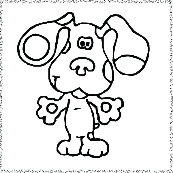 600x600 Blue Clues Coloring Pages Blue Clues Coloring Pages Blues Clues
