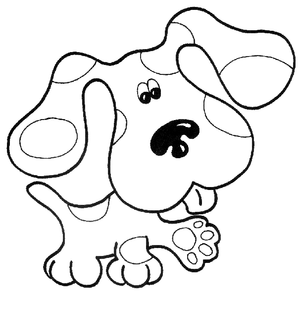 602x631 Blues Clues Printable Coloring Pages Coloring Pages Excellent