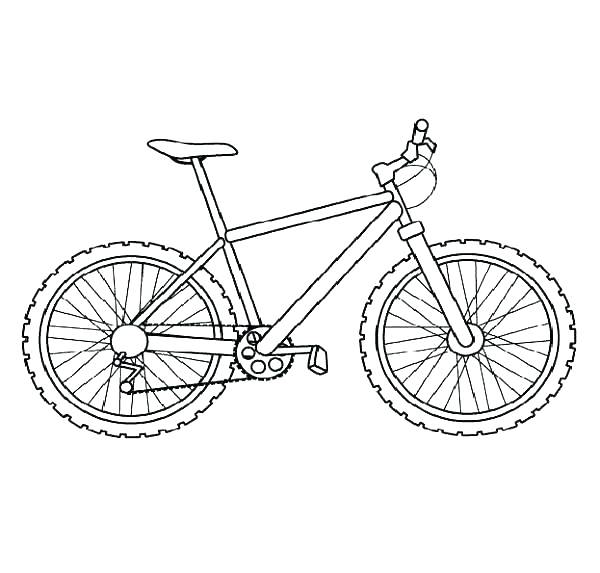 600x573 Free Bmx Bike Coloring Pages Bicycle Coloring Pages Kids Bike
