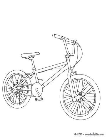 364x470 Bmx Bike Color In Coloring Page