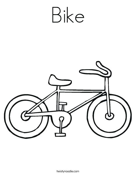 468x605 Bike Coloring Page Twisty Noodle Bike Coloring Page Free Bmx Bike