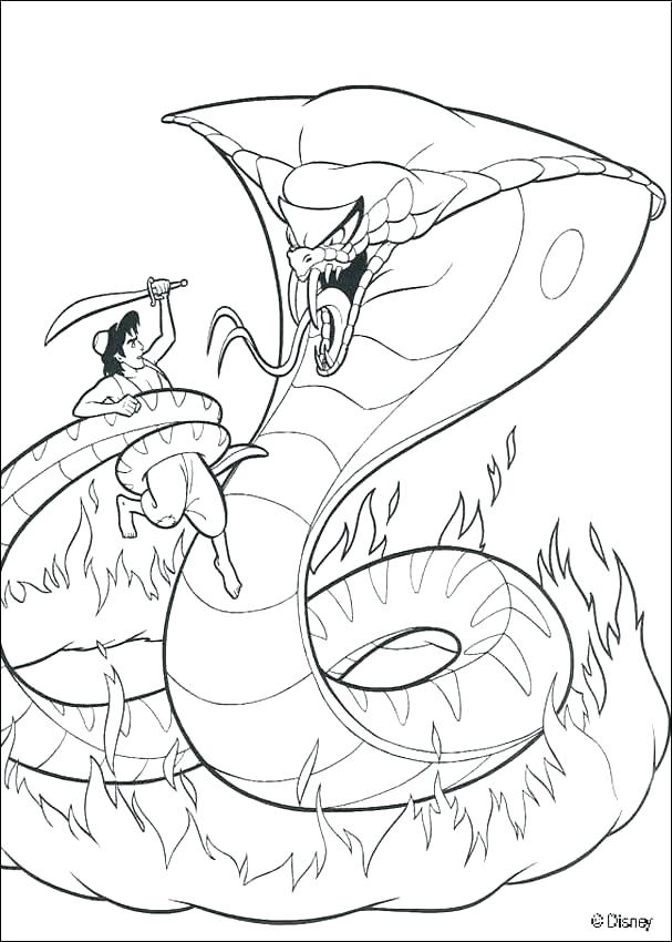 607x850 Snake Coloring Pages Boa Constrictor Coloring Page Snake Coloring
