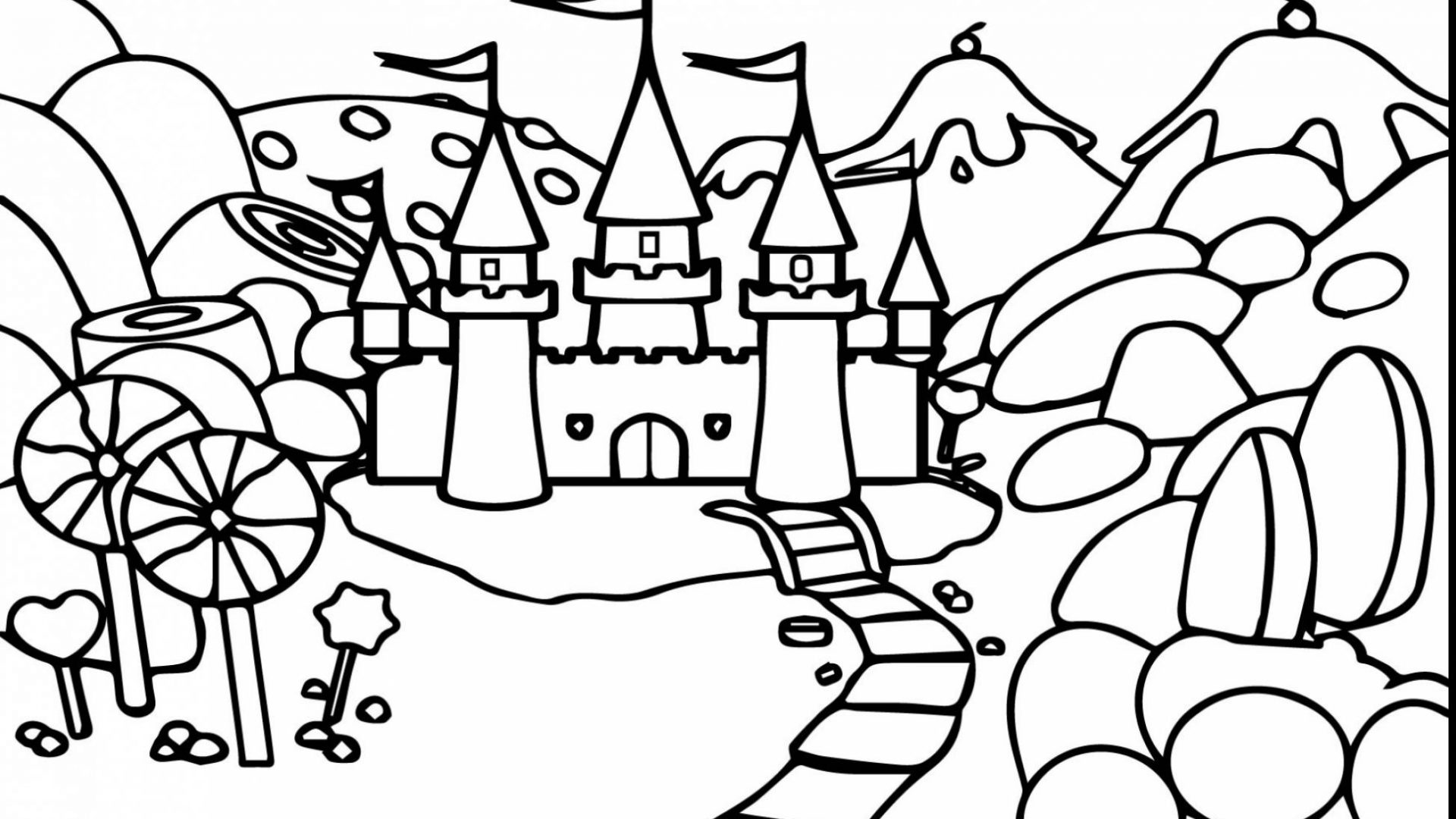 1920x1080 Online Candyland Coloring Pages About Remodel Free Printable Page
