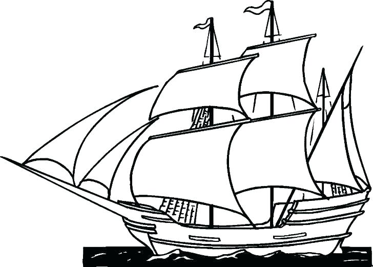 728x521 Coloring Pages For Adults Flowers Boats Pier With Boat Colouring