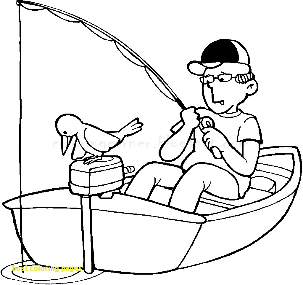 1024x961 Boat Coloring Pages With Rocket Boat Coloring Page Free Printable