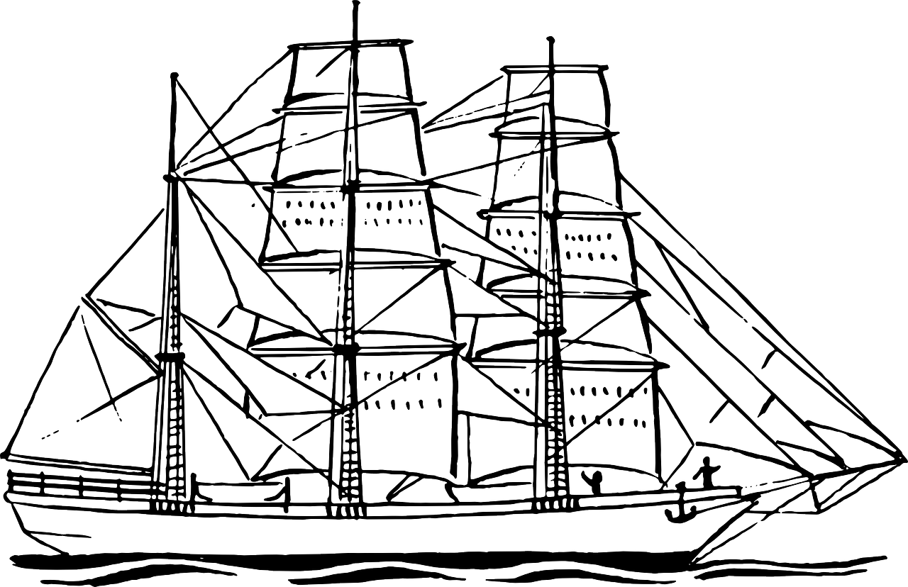 1280x828 Boat Free Coloring Pages For Kids 12 Pics
