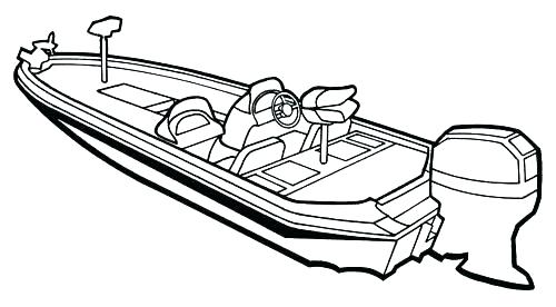 500x276 Speed Boat Coloring Pages Boat Coloring Pages Free Collection